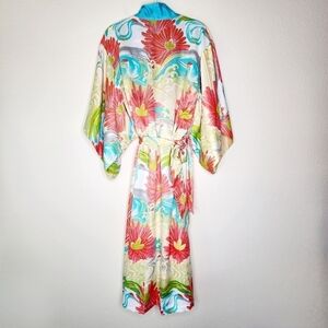Natori Whimsical Crane Kimono Robe and Nightgown XS-S